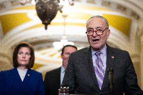 Senate Democratic and Republican press conferences