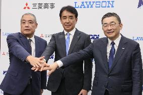 Mitsubishi Corporation, KDDI, and Lawson form capital and business alliance