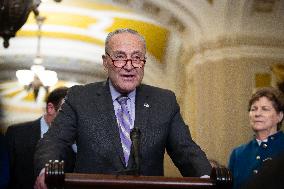 Senate Democratic and Republican press conferences