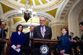 Senate Democratic and Republican press conferences