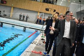 Inauguration Of The Olympic Aquatic Center - La Courneuve