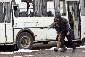 Josep Borrell at police drill in Kyiv Region