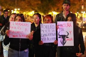 Protest Against Bullfighting - Mexico