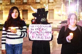 Protest Against Bullfighting - Mexico