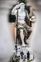 The Statue Of Emperor Constantine Reconstructed - Rome