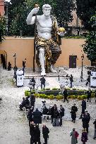 The Statue Of Emperor Constantine Reconstructed - Rome