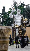 The Statue Of Emperor Constantine Reconstructed - Rome