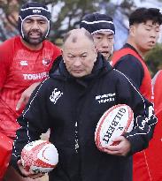 Rugby: Jones back on Japan training ground