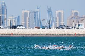 (SP)QATAR-DOHA-OPEN WATER-WORLD AQUATICS CHAMPIONSHIPS-WOMEN'S 5KM