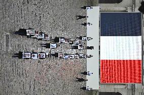 French Victims Of The Attack By Hamas Against Israel Tribute - Paris