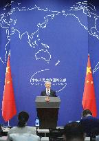 Chinese Foreign Ministry spokesman Wang Wenbin