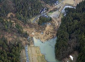 Aftermath of strong quake in central Japan