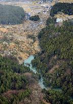 Aftermath of strong quake in central Japan