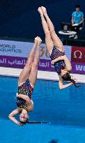 (SP)QATAR-DOHA-DIVING-WORLD AQUATICS CHAMPIONSHIPS-WOMEN-3M SYNCHRONISED