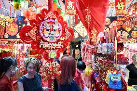 SINGAPORE-LUNAR NEW YEAR-MARKET