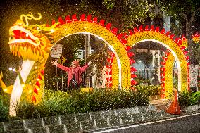 INDONESIA-YOGYAKARTA-LIGHT DECORATION