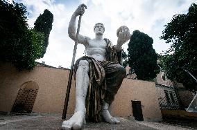 Foundation In Madrid Reconstructs The Statue Of The Roman Empero