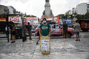 Protest Against The Omnibus Law In Argentina