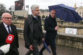 Ceremony In Paris To Pay Tribute To The 42 French Citizens Killed  In Israel