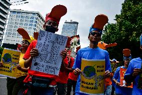 Carnival For Climate Crisis And Democracy In Jakarta