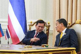 Cambodia's Prime Minister Hun Manet Makes An Official Visit To Thailand.