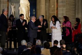 Andrés Manuel López Obrador, President Of Mexico, Commemorates 85th Anniversary Of The National Institute Of Anthropology And Hi