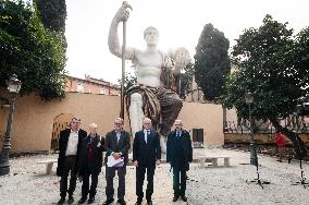 Foundation In Madrid Reconstructs The Statue Of The Roman Empero