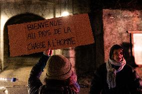 Demonstration In Briancon, France, To Commemorate The Border Victims