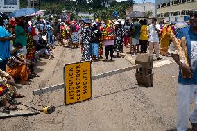 Protest against insecurity and immigration in Mayotte