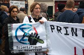 Rally Of Organic Farmers In Front Of The National Assembly - Paris