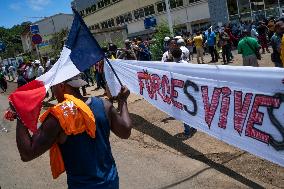 Protest against insecurity and immigration in Mayotte