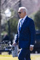 Biden leaves White House for fundraisers in New York City