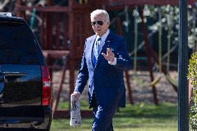 Biden leaves White House for fundraisers in New York City