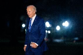 Biden returns to White House from fundraisers in New York City