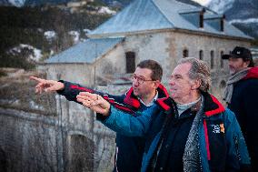 Renaud Muselier Visits The Future Olympic Venues Of 2030 - Briancon
