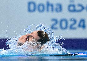 (SP)QATAR-DOHA-WORLD AQUATICS CHAMPIONSHIPS-ARTISTIC SWIMMING-MEN-SOLO FREE