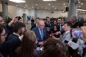 Schumer Speaks To The Press - Washington