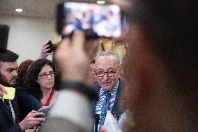 Schumer Speaks To The Press - Washington