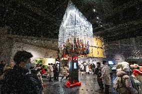 Xinhua Headlines: In Harbin's icy embrace, tourists flock to offer condolences, cherish memories