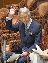 Japan education minister at parliament