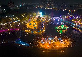 Chinese Lunar New Year Lantern Fair in Taizhou