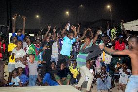Football Fans Celebrate Nigeria's Victory Over South Africa In Lagos