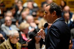 Session Of Questions To The Government At The Senate In Paris, France