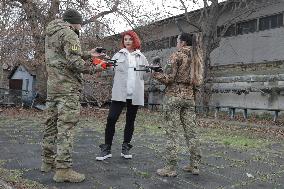 Drone operator training school in Odesa