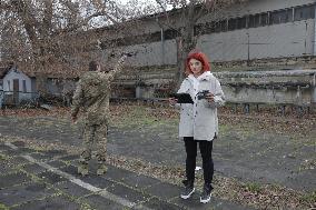 Drone operator training school in Odesa