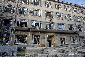 Aftermath of nighttime Russian drone attack on Odesa