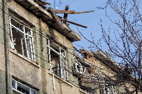 Aftermath of nighttime Russian drone attack on Odesa