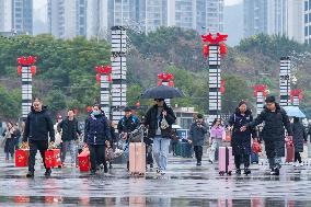 Spring Festival Transport Rush in Chongqing