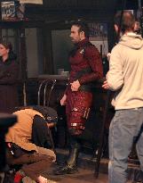 Charlie Cox On Daredevil Film Set - NYC