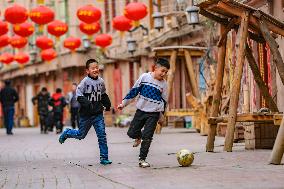#CHINA-XINJIANG-KASHGAR-SPRING FESTIVAL-ATMOSPHERE (CN)